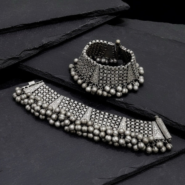 Vintage Silver Ghungaroo Anklet (pair)